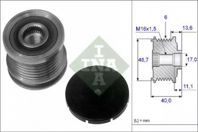 WILMINK GROUP wg1253661 -  Механизм свободного хода генератора